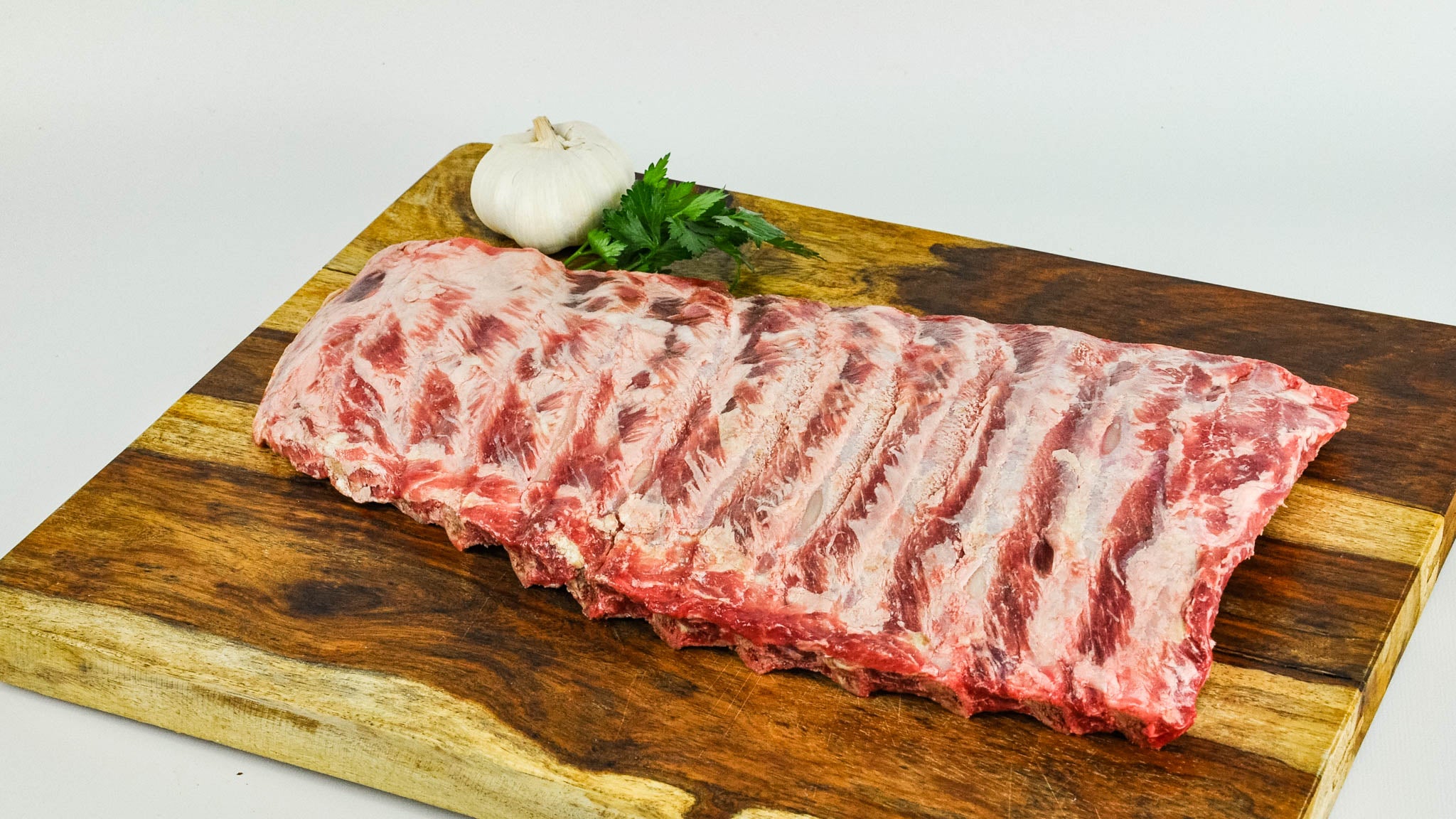 Duroc Pork St Louis Ribs Raw Fossil Farms 
