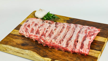 Duroc Pork St Louis Ribs Raw Fossil Farms 