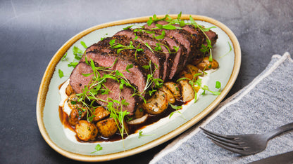 Elk NY Striploin Cooked 