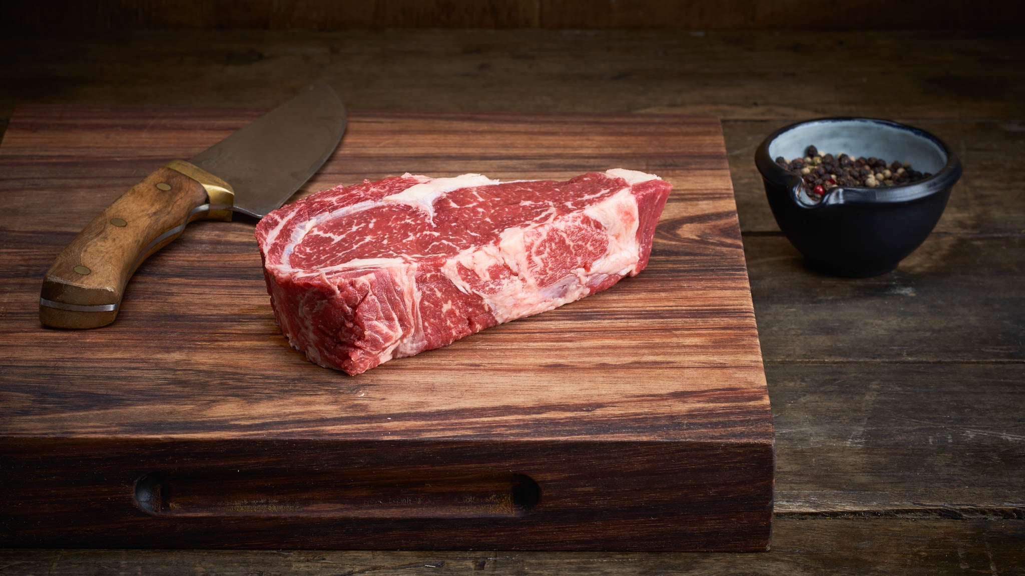 Grassfed Wagyu Beef Ribeye Steak Raw