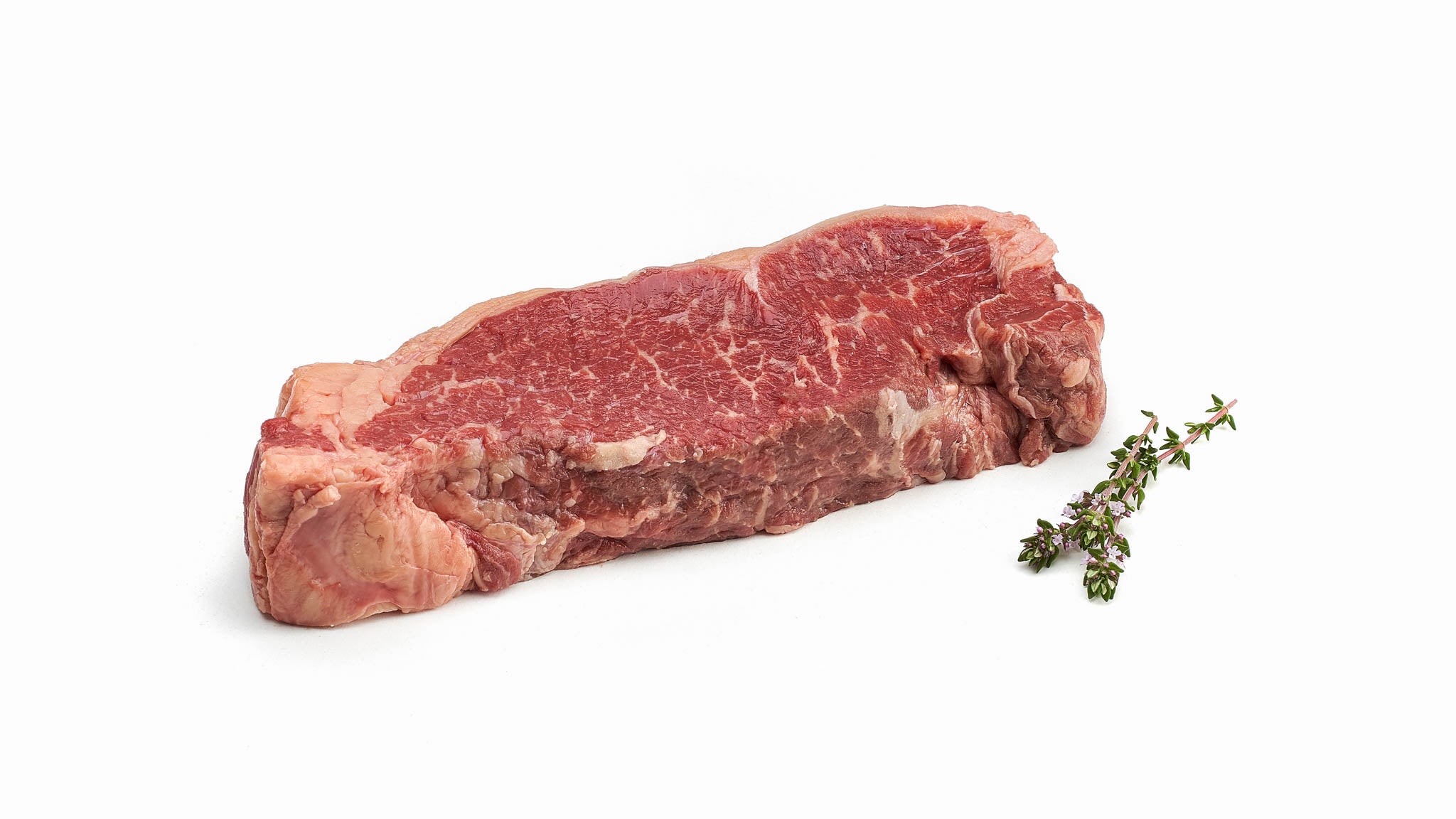 Grassfed Wagyu Beef Striploin Steak Raw