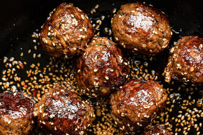 Ground Venison Meatballs Cooked