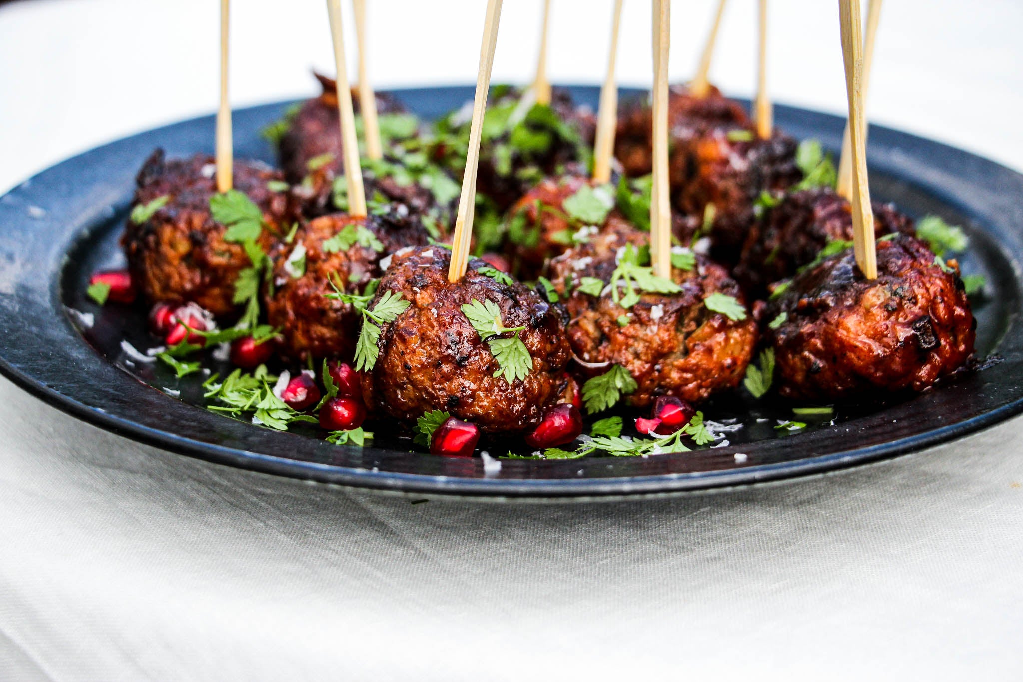 Ground Venison Meatballs Cooked