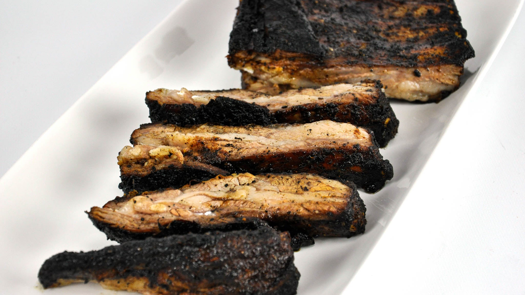 Kentucky Lamb Bluegrass Ribs Cooked Fossil Farms