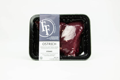 Ostrich Steaks Packaged Retail Fossil Farms 