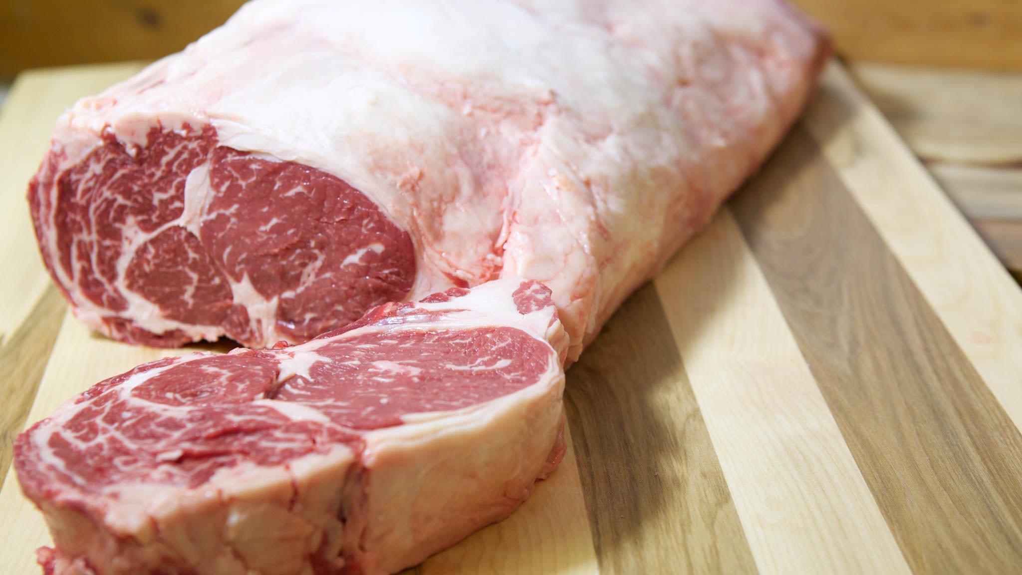 Grass-fed Piedmontese Ribeye Loin 13 Fossil Farms