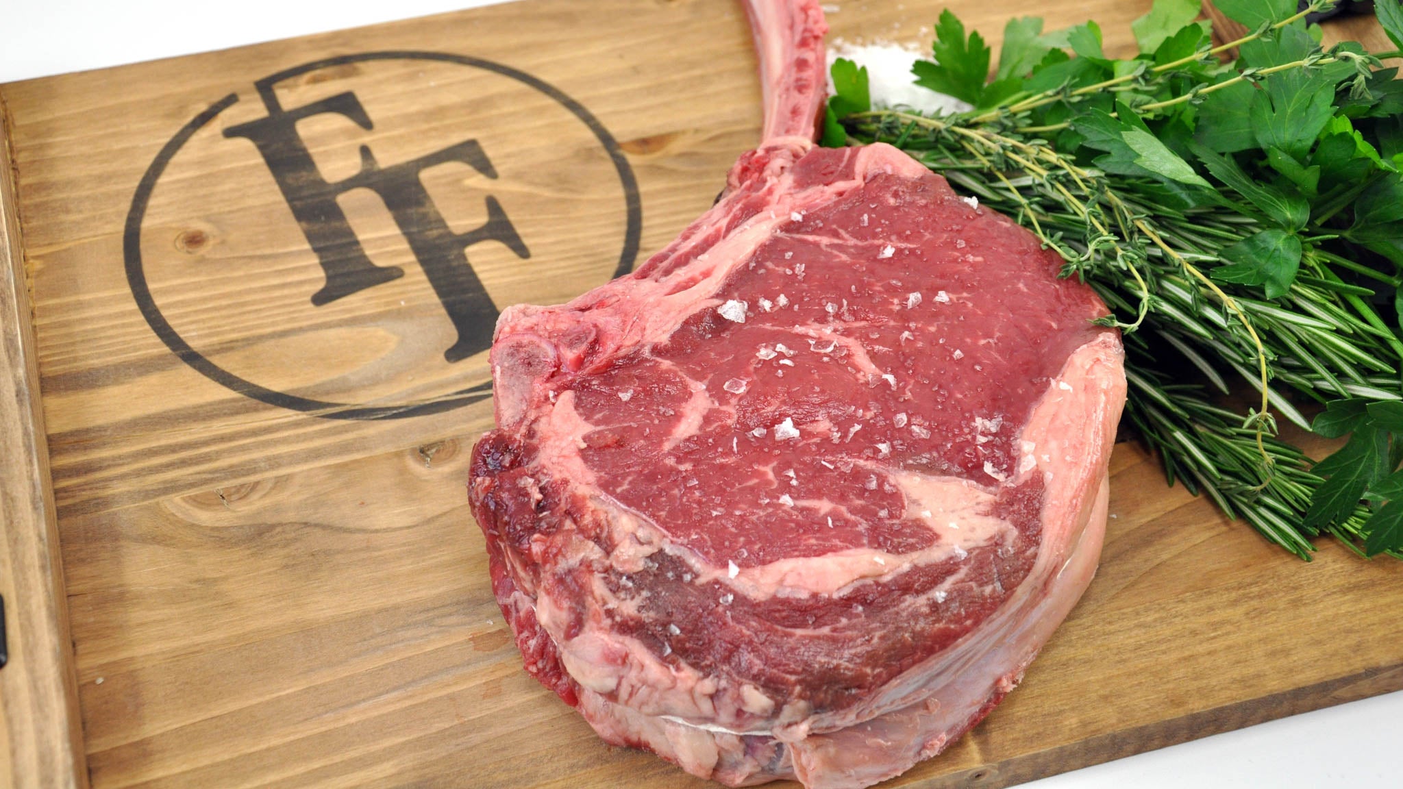 Piedmontese Tomahawk Steak Raw