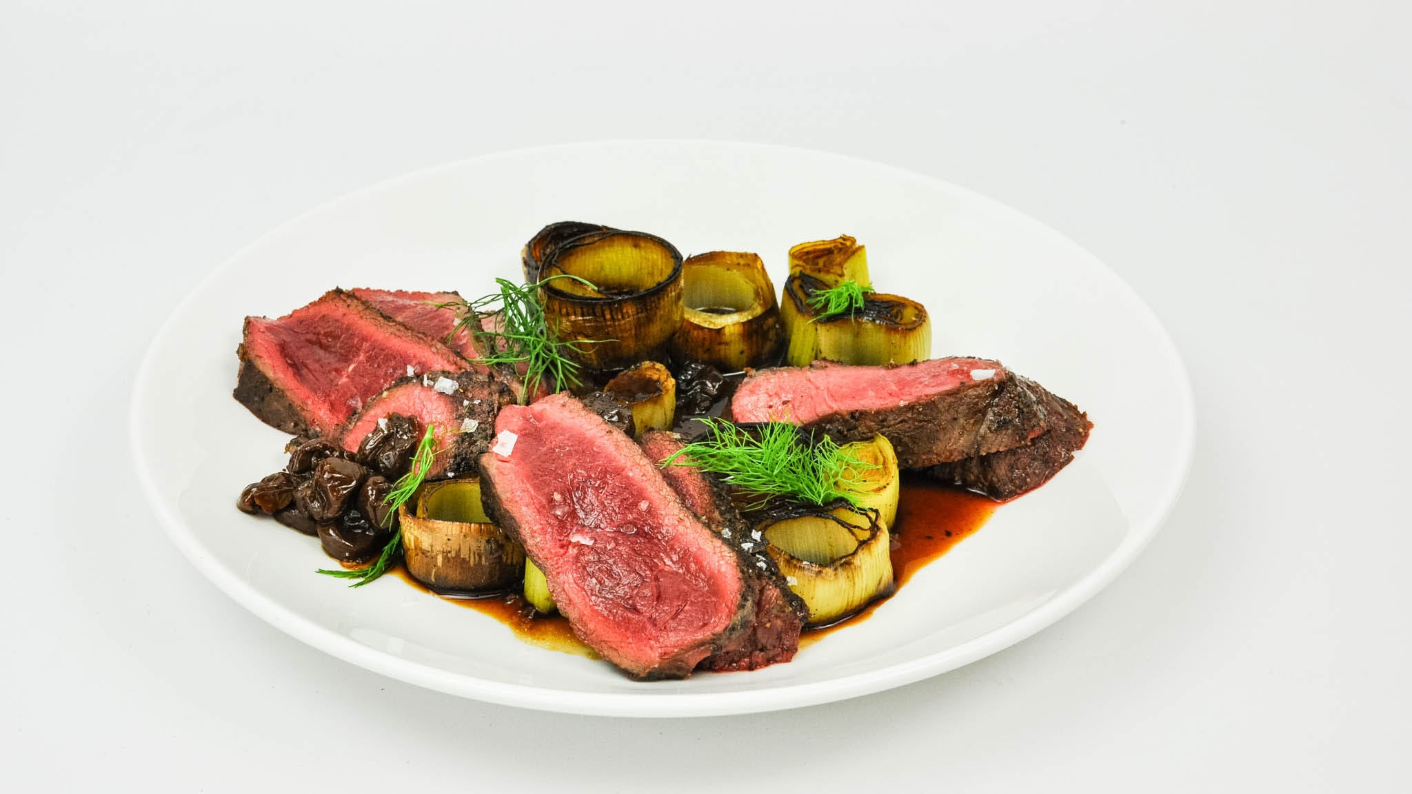 Bison Striploin Cooked