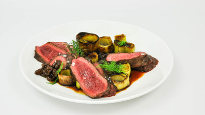 Bison Striploin Cooked