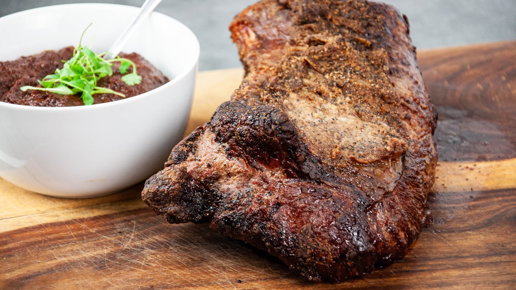 Elk Striploin Cooked
