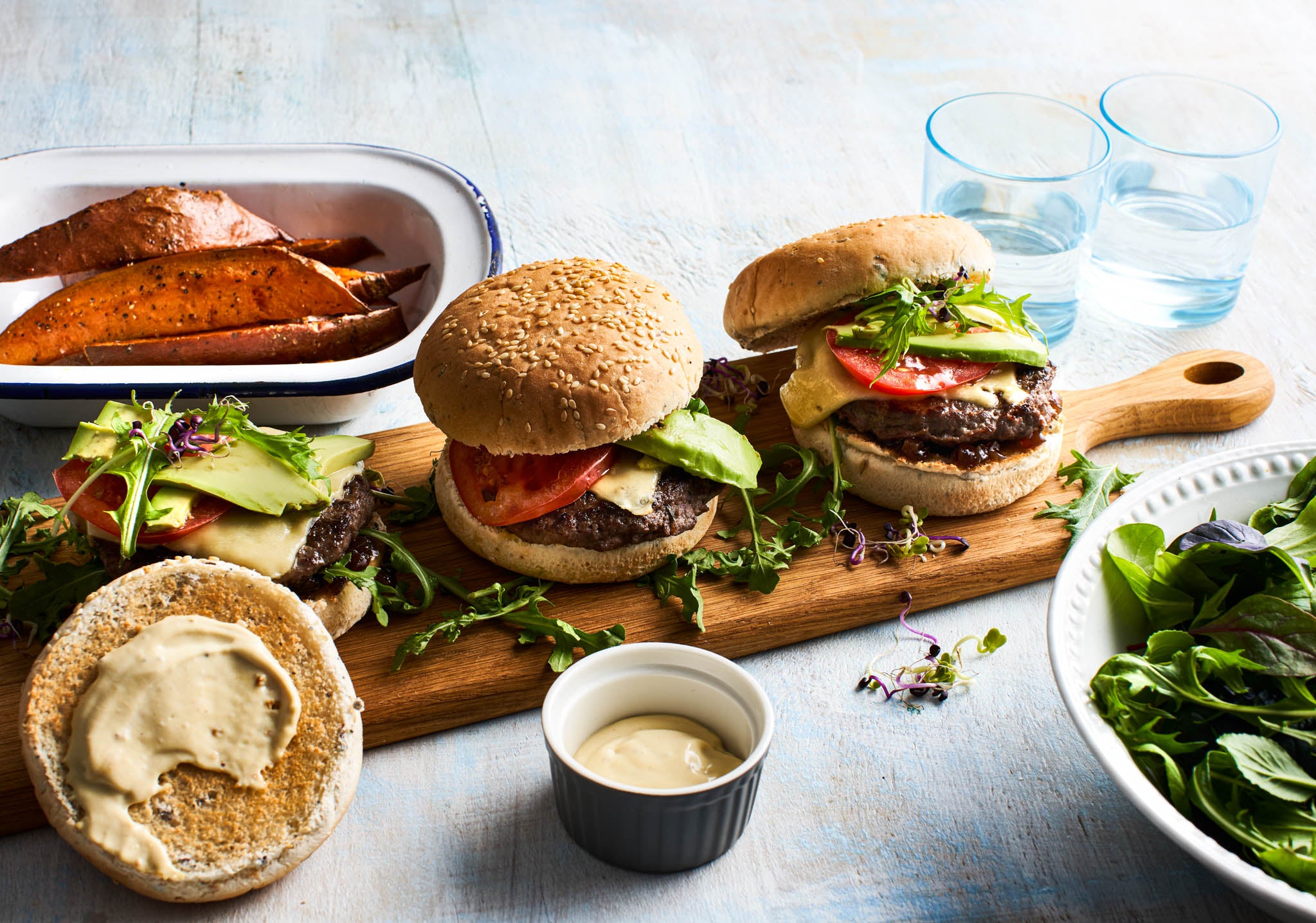 Venison Burgers Cooked 