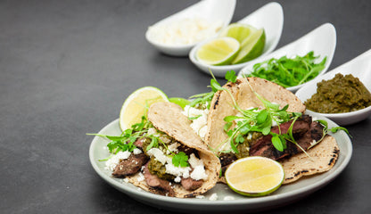 Venison Flank Steak Tacos Cooked Fossil Farms