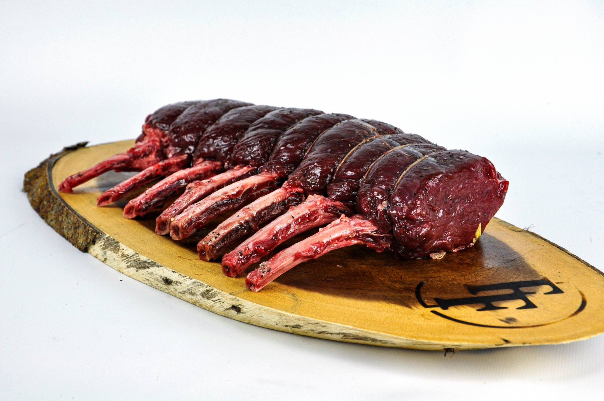NZ Venison 8 Bone French Rib Rack Raw