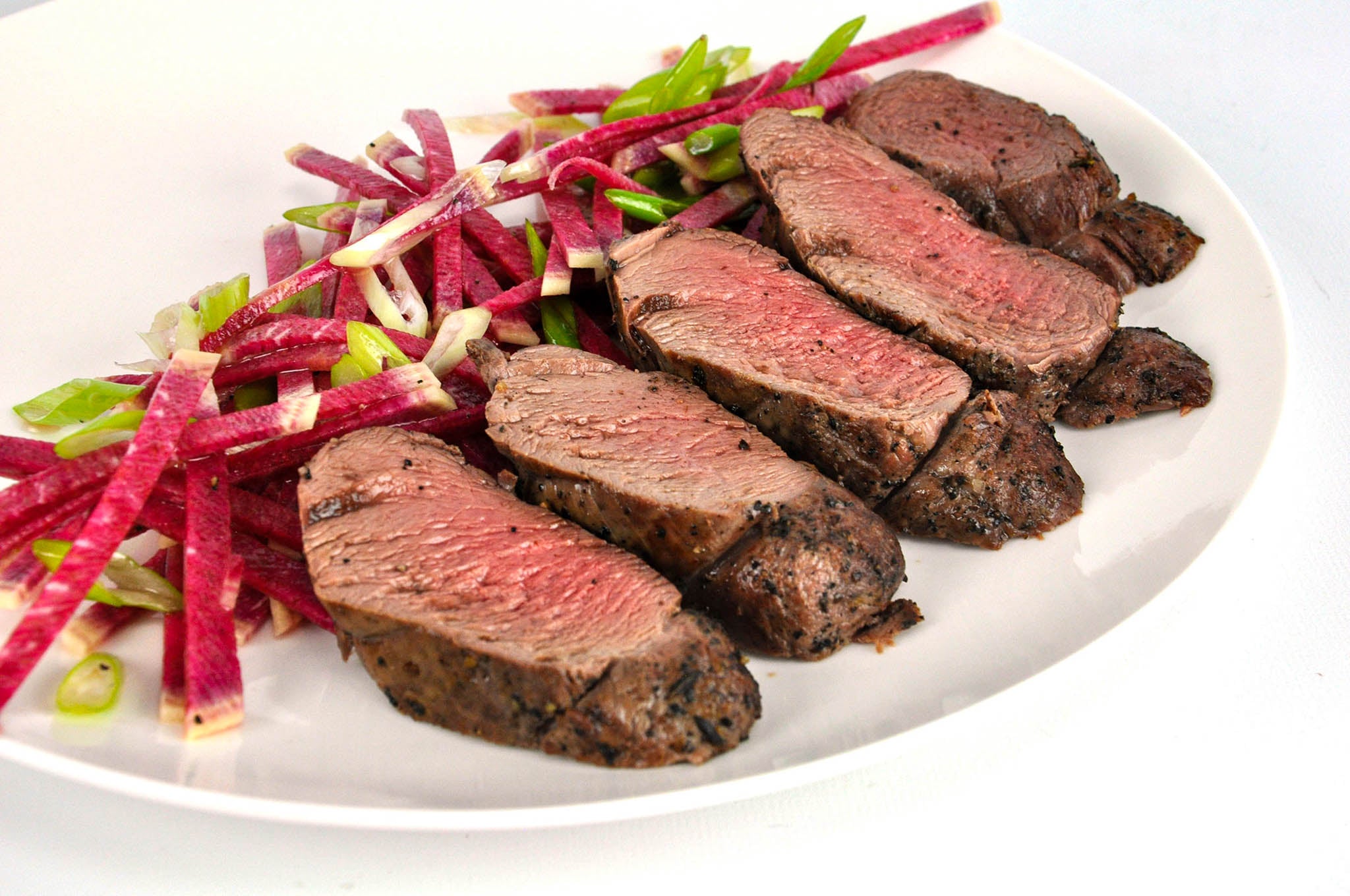 Venison Tenderloin Cooked 