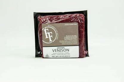 Ground Venison Packaged Fossil Farms