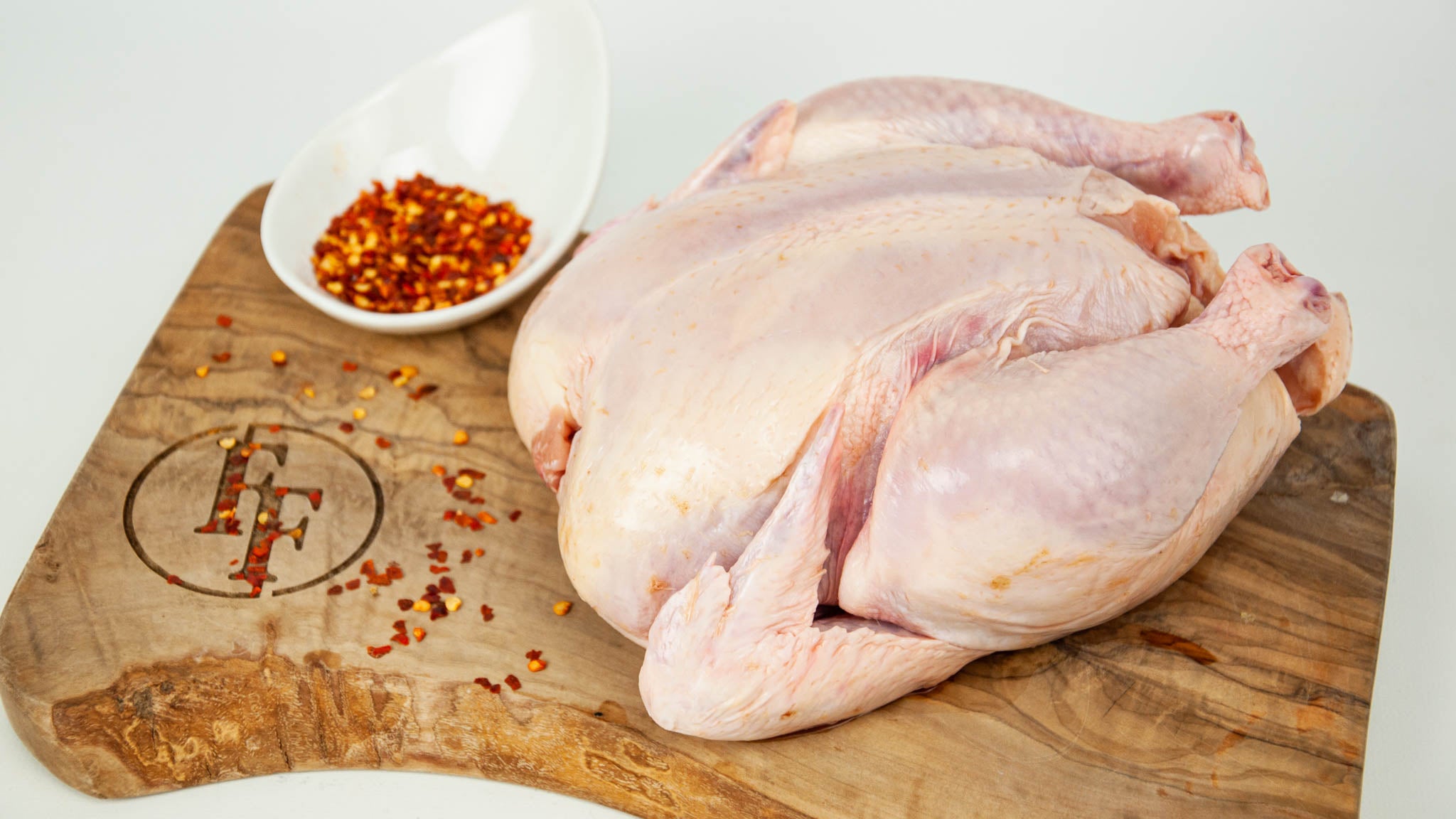 Whole Chicken 3 lbs. Raw Fossil Farms