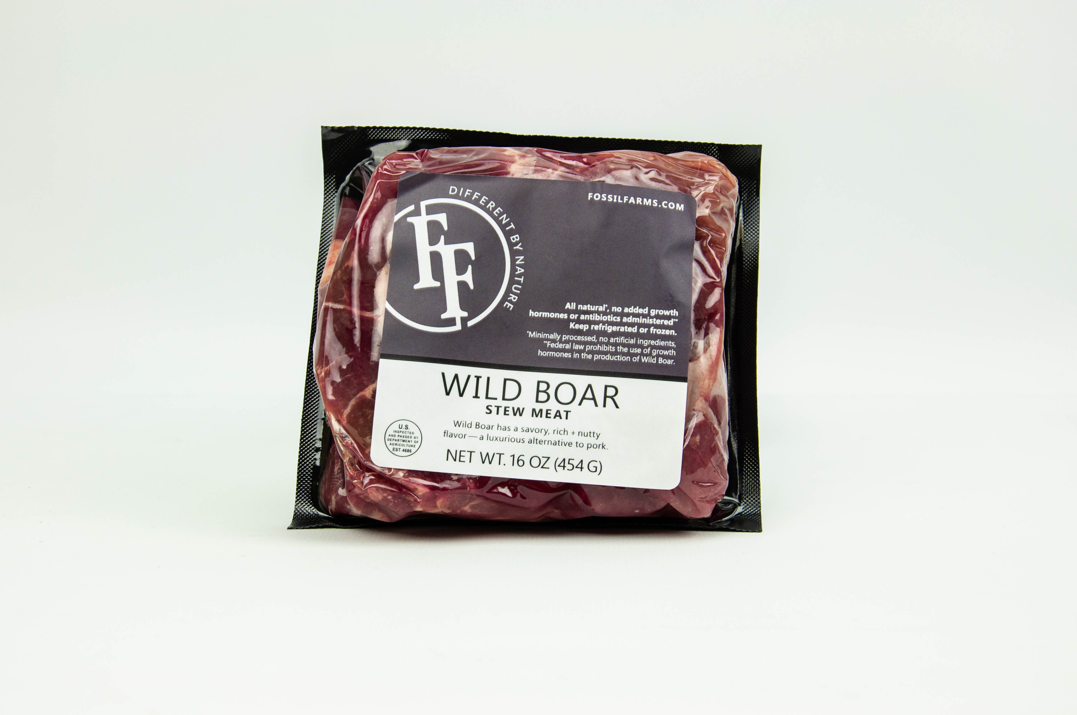 Wild Boar Stew Meat | 1 Lb