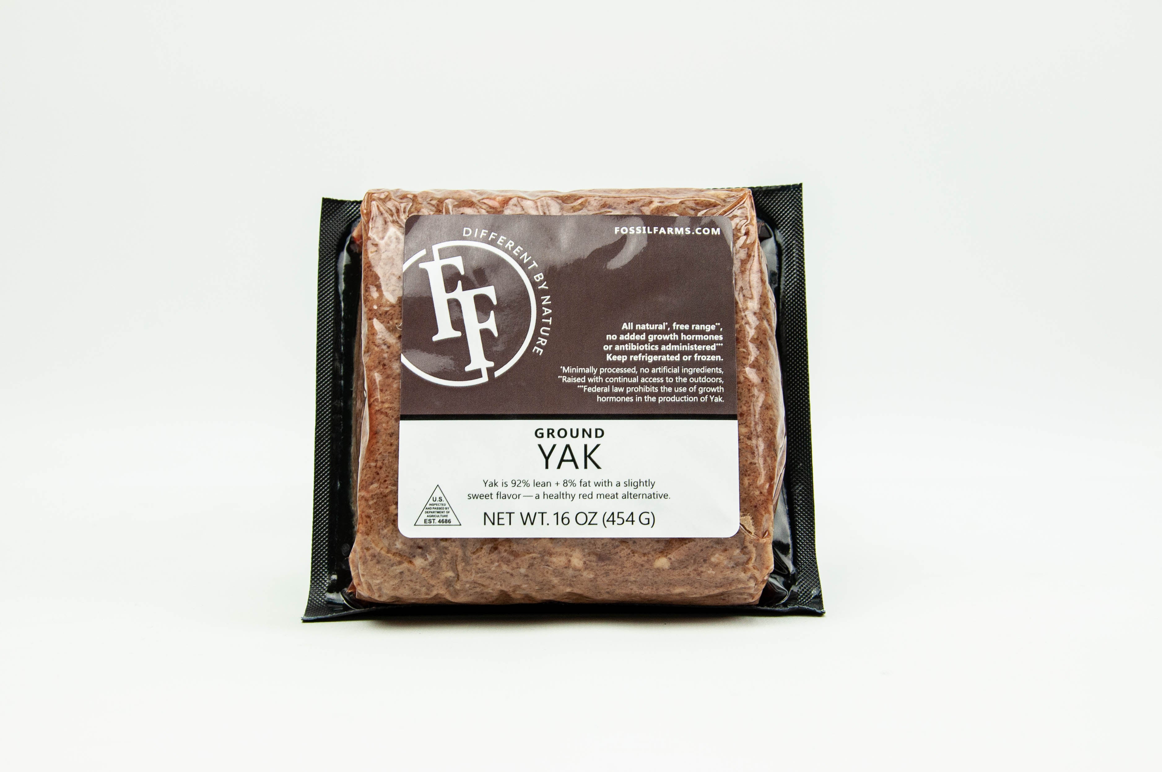 Ground Yak Meat packaged